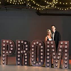 Large Party Props, Adult Prom, Prop Background, Prom Themes, 3d Love, Photo Booth Sign, Custom Yard Signs, Photo Booth Background, Free Standing Letters