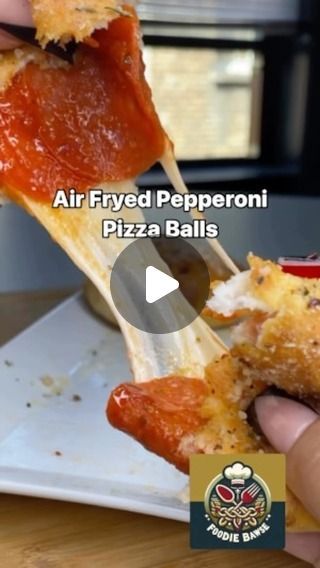 FoodieBawse on Instagram: "Air Fryed Pepperoni Pizza Balls  Yummy!!!
Recipe at @theonlyiamkayy 

#pizza #pepperonipizza #airfryerrecipes #airfryer #aifryercooking #pizzalovers #pizzarecipe #snack #lunch #lunchideas #lunchtime #lunchrecipes #itstheweekend #ketosnacks #snacksforkids #recipeshare #sharerecipe #homemadecooking #cookingathome #recipeinspiration #delicious #deliciousfood #yummy #yummyfood #pizzalicious  #letseat #foodrecipes #foodinspiration #homecooking #homemadefood" Pepperoni Air Fryer Recipes, Pepperoni Pizza Balls, Air Fryer Biscuit Recipes, Fried Pepperoni, Pizza Balls, Pizza Ball, Pillsbury Biscuits, Snack Lunch, Dee Dee