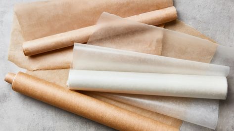 Wax Paper Vs. Parchment Paper: Do You Really Need Both? | Epicurious Parchment Paper Aesthetic, White Frosting Recipes, Vegetable Steamer, Jaffa Cake, Taking Up Space, Parchment Paper Baking, Paper Business, Silicone Baking Mat, Baking Paper