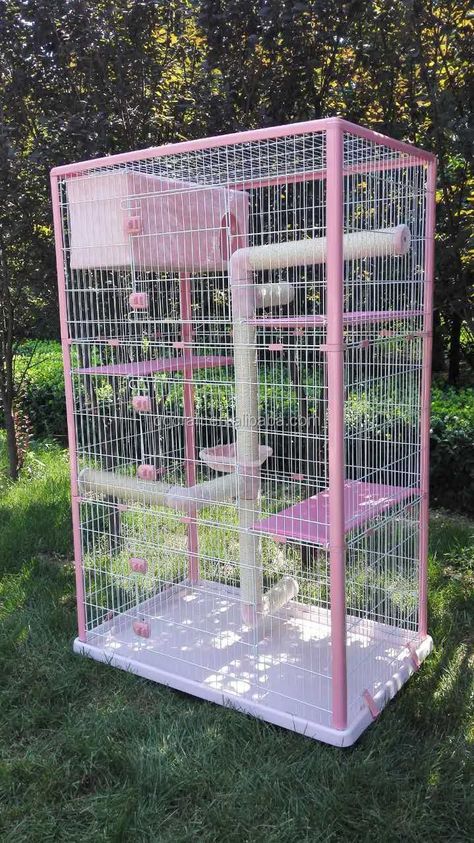 Cat Cages Indoor, Diy Cat Enclosure, Hamsters As Pets, Cages For Sale, Indoor Dog House, Cat Pen, Cat Kennel, Cat Patio, Cat Cage