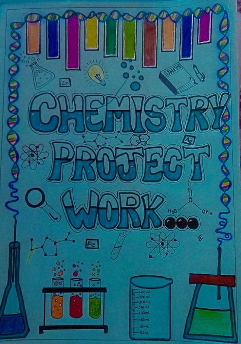 Thinking that how to make the first page of your project? So, here it is☝!! Chemistry First Page Design, Chemistry Assignment Front Page, Aesthetic Paper Background Vintage, How To Decorate First Page Of Project, Physics Project Cover Page Design, Chemistry Project Cover Page, Chemistry Project Ideas, Biology Cover Page Design, English Project Front Page Ideas