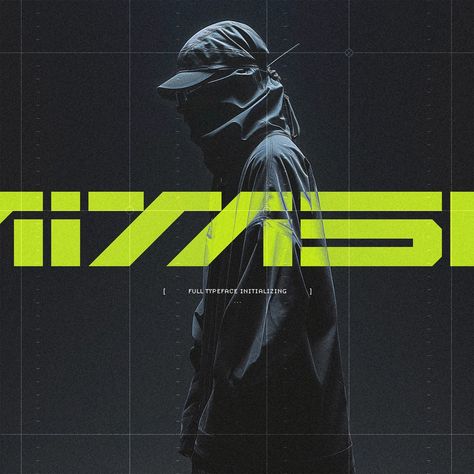 MITASHI © [ Initializing ] . 0005/0024 . . . #typeface #typography #typo #lettering #logo #logotype #cyberpunk #futuristic #darkwear #streetwear #typedesign #fontdesign #digitalarchive #dystopian Dystopian Typography, Cyberpunk Design Graphic, Cyberpunk Logo Design, Fw Logo, Futuristic Logo Design, Cyberpunk Typography, Tech Typography, Futuristic Graphic Design, Graphic Realism