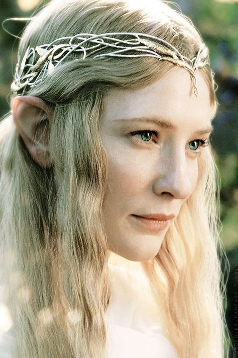 Lord Of The Rings Makeup, Fairy Fantasy Makeup, Lady Galadriel, Peter Jackson, Lotr Art, Tauriel, Portrait Series, Lord Of The Ring, Quotation Marks