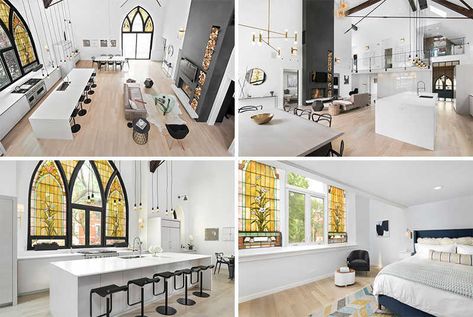 Churches Converted Into Contemporary Homes | PAIRFUM London Church Converted To Home, Chapel Conversion, Church Conversions, Church Interior Design, Church Interior, Contemporary Homes, An Article, Utrecht, Modern Interior Design