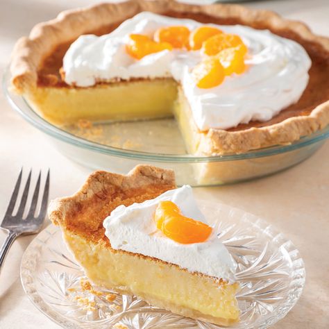 In this take on the classic Southern pie, satsuma zest replaces the traditional lemon zest. Save Recipe Print Satsuma Buttermilk Pie   Makes 1 (9-Inch) Pie Ingredients Buttermilk Pie Dough (recipe follows) 2 cups sugar ¼ cup all-purpose flour ½ teaspoon kosher salt ½ cup unsalted butter, melted and cooled slightly 4 large eggs, room … Satsuma Recipes, Southern Pies, Louisiana Food, Pie Dough Recipe, Buttermilk Pie, Fruit Pies, Southern Desserts, Sweetened Whipped Cream, Southern Dishes