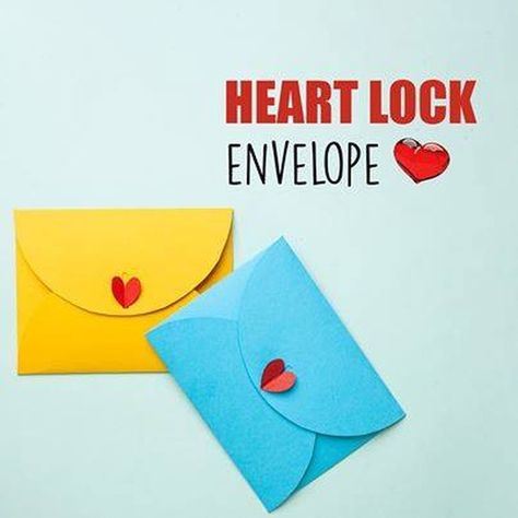 Art All The Way on Instagram: “Envelope Design | Heart Lock Envelope | How to make an Envelope #ventuno #ventunoart #artalltheway #art #diy #diycard #handmade #easy #cute…” Make An Envelope, Cute Envelopes, How To Make An Envelope, Heart Lock, Envelope Design, Diy Cards, All The Way, How To Make An, Art Diy