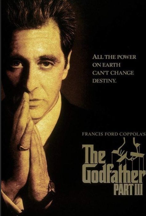 Vincent Mancini, Godfather 3, The Godfather 1972, The Godfather Part Iii, Drama Films, Talia Shire, Don Vito Corleone, Michael Corleone, George Hamilton