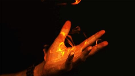 Cool fire effect, looks like fire bender stuff. #avatar Klaus E Camille, Fogo Gif, Cool Fire, Ange Demon, Magic Aesthetic, Magic Powers, Fire Powers, Norse Mythology, Aesthetic Gif