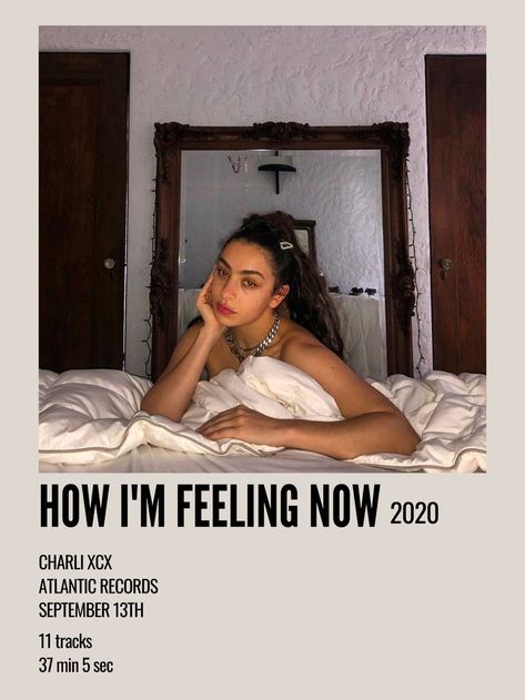 minimal aesthetic polaroid album poster for how im feeling now by charli xcx How Im Feeling Now, Polaroid Album, Aesthetic Polaroid, London Queen, 2024 Poster, Atlantic Records, Minimal Aesthetic, Charli Xcx, Poster Art