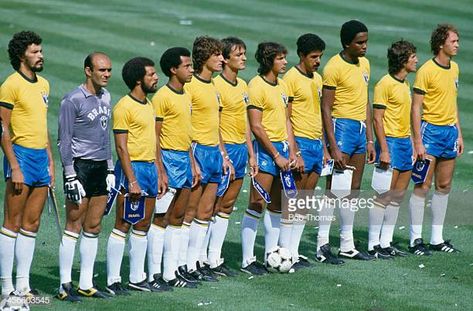 Brazil National Football Team, 1982 World Cup, Brazil Team, World Cup Teams, English Football League, World Cup Final, Zico, National Football Teams, Italy Photo