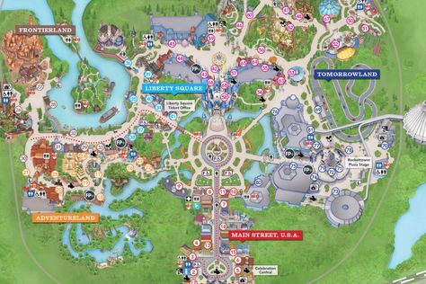 Disney Maps and Maps of Disney Theme Parks, Resort Maps Orlando Map, Disney Map, Theme Park Map, Disney World Map, Summer Roadtrip, Disney World Secrets, Terrace Restaurant, Disney World Vacation Planning, California Trip