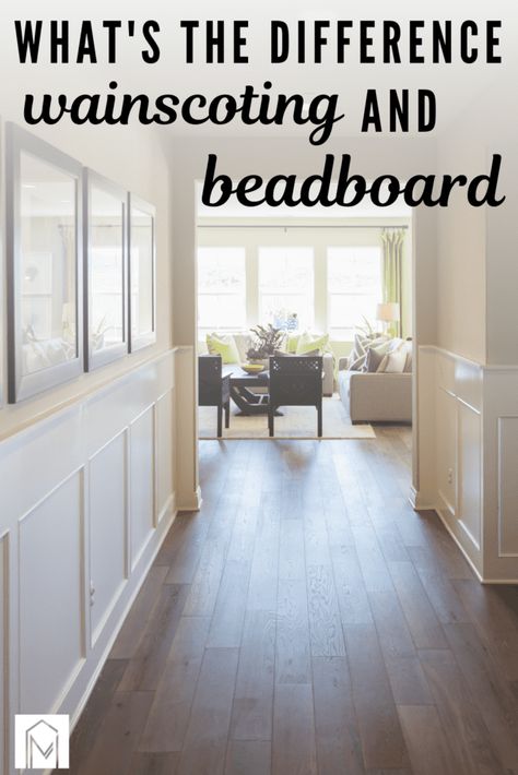 Board And Batten Wall Vs Wainscoting, Kitchens With Beadboard Walls, How To End Wainscoting, Different Wainscoting Styles, Wainscoting Styles Living Room, Updated Wainscoting Ideas, Premade Wainscoting Panels, Wainscoting Vs Board And Batten, Board And Batten Vs Beadboard