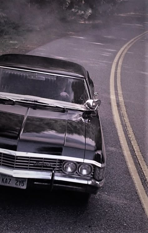 67 Impala Wallpaper, Dean Winchester Collage, Supernatural Car, Impala 67 Wallpaper, 67 Chevy Impala, Chevy Impala 1967, 1967 Chevy Impala Supernatural, Supernatural Aesthetic Wallpaper, Chevrolet Impala 1967 Supernatural