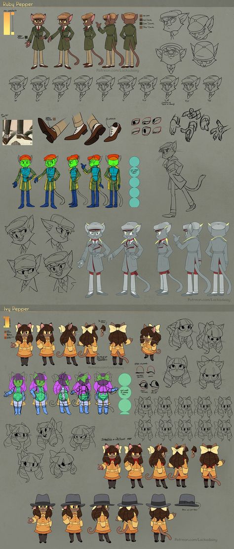 Character Reference Sheet Animation, How To Draw Lackadaisy, Lacy Hardt Lackadaisy, Lackadaisy Character Sheets, Lackadaisy Tutorial, Lackadaisy Animation, Lackadaisy Oc Base, Lackadaisy Rocky Fanart, Lackadaisy Characters