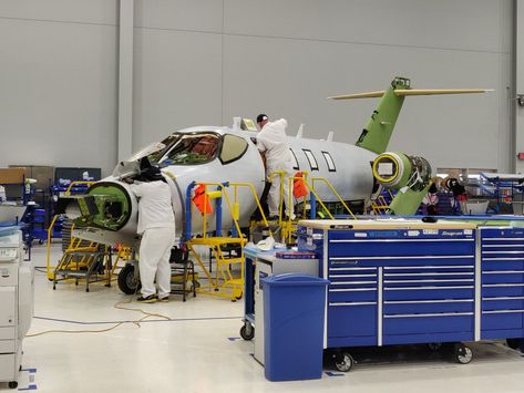 Honda's $230 million private jet factory tour: PHOTOS - Business Insider Honda Jet, Greensboro North Carolina, Aerospace Engineering, Private Jets, Factory Tours, Aircraft Design, Private Jet, Latest Tech, Business Insider