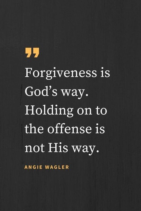 Offenses Quotes, Religious Sayings, God 1st, Bible Topics, Quotes For You, Forgiveness Quotes, Everyday Quotes, Bible Study Verses, Jesus Prayer