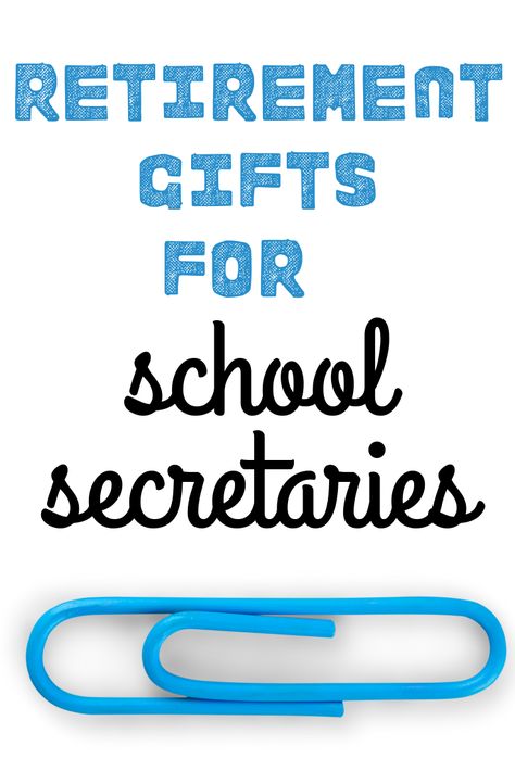 School secretaries are the REAL BOSS of the school!  Send them into retirement with these useful, sentimental and fun gifts for retirement.  Ideas for parents, principals, teachers, staff gifts, and more.   #retirementpartyforsecretary #retirementpartyideas #retirementgiftideas #schoolsecretary #secretaryappreciation School Secretary Retirement Gifts, School Secretary Gift Ideas, School Secretary Retirement Party Ideas, Secretary Retirement Party Ideas, Secretary Retirement Gifts, School Secretary Retirement, Retirement Gifts For Teachers, Ideas For Retirement, Gifts For Retirement