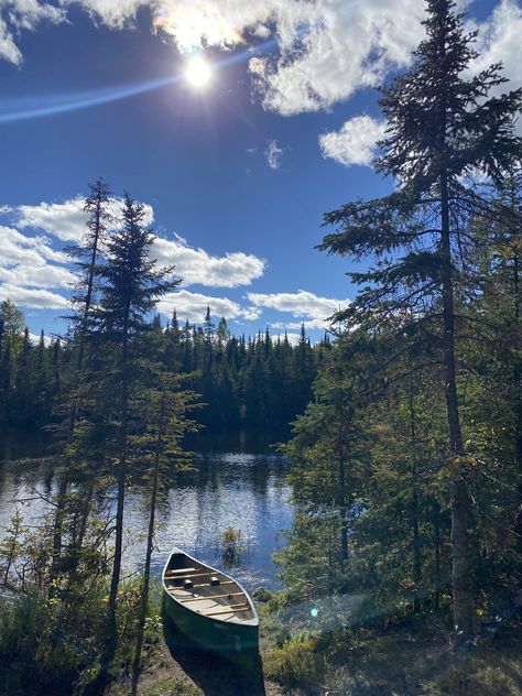 Photo I took last week in the Boundary Waters Canoe Area Wilderness Superior NF Minnesota- ThorGift.com - If you like it please buy some from ThorGift.com Lake Canoe Aesthetic, Bwca Boundary Waters, Canoe Aesthetic, Canoeing Aesthetic, Minnesota Aesthetic, Canoe Pictures, Boundary Waters Minnesota, Boundary Waters Canoe Area Wilderness, Minnesota Camping