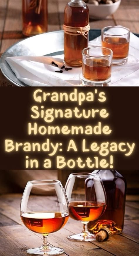 Embark on a journey into the heart of family tradition with this recipe for homemade brandy, a true heirloom passed down from my grandfather. Infused with rich flavors and crafted with love, this brandy is a masterpiece that encapsulates the essence of time-honored expertise. Get ready to indulge in the warmth and nostalgia of a "firmy" spirit that transcends generations. Homemade Peach Brandy Recipe, Homemade Liquors Liqueurs, Flavored Liquor Recipes, Homemade Brandy Recipes, Homemade Liquor Recipes, Homemade Wine Recipes Easy, Peach Brandy Recipe, Wine Recipes Homemade, Homemade Brandy