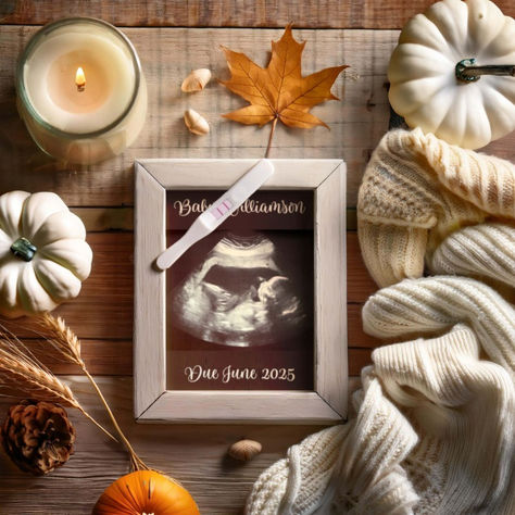 Announce your expected baby this fall. Use code PINANDSAVE to take an extra 5% off! (good thru 10/21/24) Candles Rustic, Sonogram Pictures, Fall Pregnancy, Announcement Ideas, Fall Maternity, Pregnancy Reveal, Baby Gender, Pregnancy Reveals, Autumn Theme