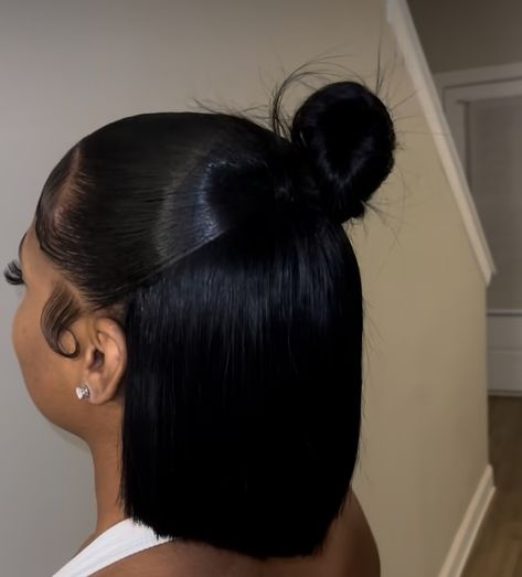 Crazy Hair Day Styles, Pressed Natural Hair, Best Short Hairstyles, Silk Press Natural Hair, Weave Ponytail Hairstyles, Sleek Ponytail Hairstyles, Quick Natural Hair Styles, Crazy Hair Day, Cute Box Braids Hairstyles