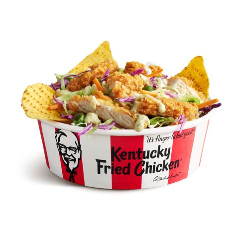 Order Zinger® Crunch Bowl from the KFC Twisters & Bowls Menu. Click to order KFC online now! Kfc Zinger, Salad With Dressing, Crunch Wrap, Kentucky Fried, Ambrosia Salad, Fruit Salad Recipes, Kids Snacks, Salad Bowl, Salad Bowls