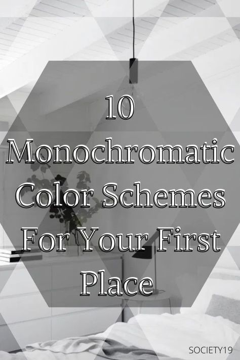 10 Monochromatic Color Schemes For Your First Place Achromatic Color Scheme Interior, Color Pallets Monochromatic, Monochromatic Pallet, Monochromatic Painted Rooms, Monochromatic Scheme, Monochrome House Interiors, Monochromatic Painting Ideas, She Shed Interior Craft, Monochrome Interior Design