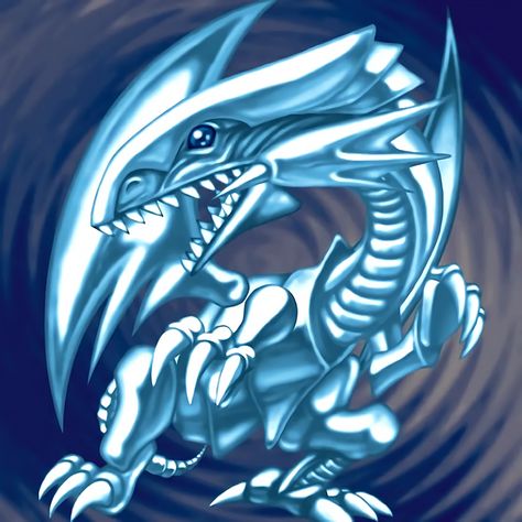 Blue-Eyes White Dragon Blue Eyes White Dragon, White Dragon, Yu Gi Oh, Blue Eyes, Blue, White, Black