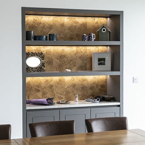 Handcraft Furnishings Ltd on Instagram: “The good thing about being at home is that you don't have to wait in line for a drink ! This beautiful alcove drinks cabinet fits…” Built In Drinks Cabinet, Alcove Ideas, Drinks Cabinet, Waiting In Line, A Drink, Liquor Cabinet, The Good, Built In, Dining Room