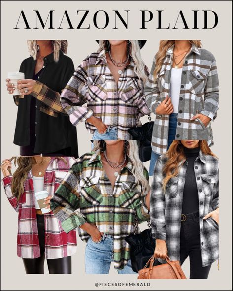 Favorite plaid fashion finds for 2023 from amazon Plaid Jackets For Women, 2023 Outfit Ideas, Outfit Ideas For Fall, Fall Outfit Ideas, Womens Fashion Inspiration, Plaid Fashion, Plaid Jacket, Mom Style, Fall Outfit