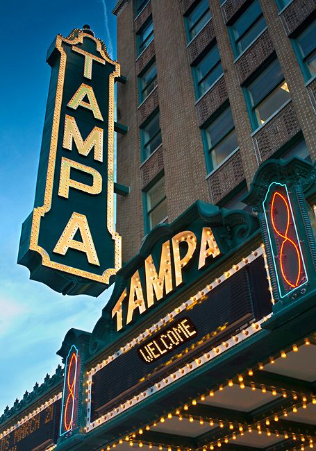 Tampa Theatre, Theater Sign, Theatre Sign, Old Signs, Old Florida, Tampa Florida, Travel Bugs, Orlando Florida, Tampa Bay