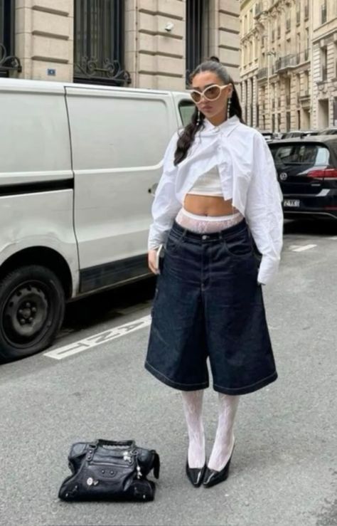 Fashion Inspo Outfits 2024 Spring, La Street Style 2024, Spring Summer 2025 Fashion Trends, Summer Outfits 2024 Street Style, Summer Tomboy Outfits, Tomboy Street Style, Pakaian Hipster, Urban Street Wear, Nyfw Street Style