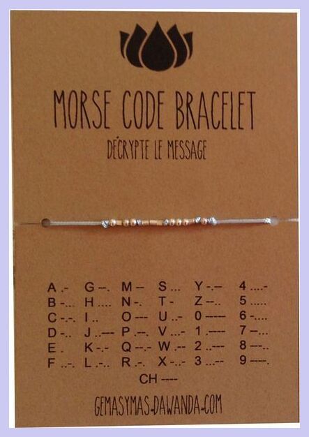 Bracelet Message, Vintage Jewelry Diy, Diy Jewelry To Sell, Morse Code Necklace, Diy Jewelry Rings, Message Bracelet, Diy Jewelry Unique, Diy Jewelry Inspiration, Morse Code Bracelet