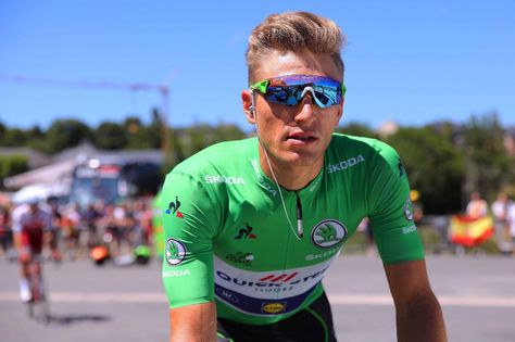 sad news : green jersey Marcel Kittel, and winner of five TDF2017 stages, has abandoned  at the top of Col de la Croix de Fer. Marcel Kittel, Green Jersey, Cat Rescue, At The Top, Mirrored Sunglasses Men, Mirrored Sunglasses, The Top, Mens Sunglasses, Career