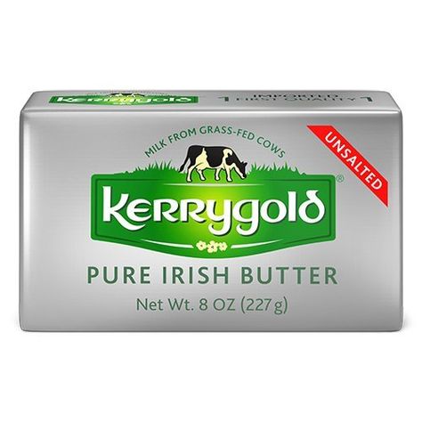 Kerrygold, Pure Irish Butter, Unsalted, 8 oz Trinidad Coconut Bake Recipe, Kerrygold Butter, Coconut Baking, Irish Butter, Natural Cheese, Chicken Breast Recipes Easy, Easy Chicken Breast, Best Butter, Breast Recipe