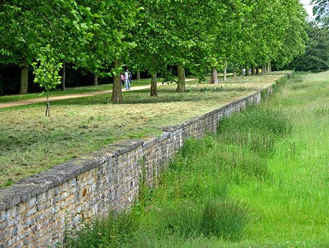 Haha Wall, Stowe School, Ha Ha Wall, Stowe Gardens, Stowe House, Boundary Wall, Farmhouse Landscaping, Traditional Landscape, Ha Ha