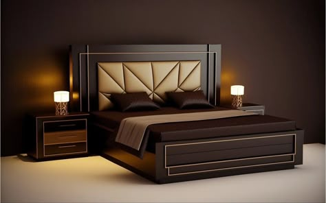 Bad Room Design, 2024 Bedroom, Instagram Bedroom, Bedroom Furniture Layout, Wood Bed Design, Wooden Bed Design, Bedroom Wall Designs, Furniture Details Design, Luxury Bedroom Design