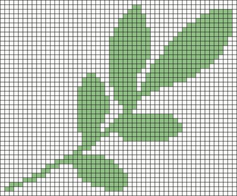 Leaf Pixel Art, Wall Hanging Aesthetic, Aesthetic Leaf, Cardboard Crafts Kids, Pixel Grid, Leave Pattern, Crochet Wall Art, Nature Leaves, Pixel Art Templates