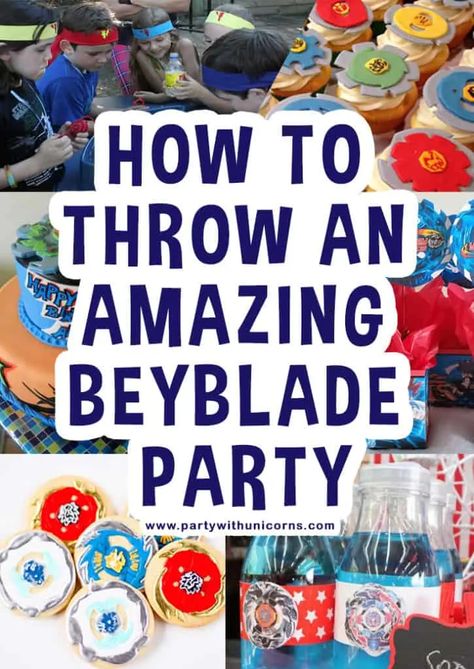 Beyblade Birthday Invitation, Beyblade Invitation, Party Invitations Templates Free, Diy Beyblade, Free Beyblade, Diy Party Invitations, Beyblade Cake, Boys Birthday Party Games, Beyblade Birthday Party