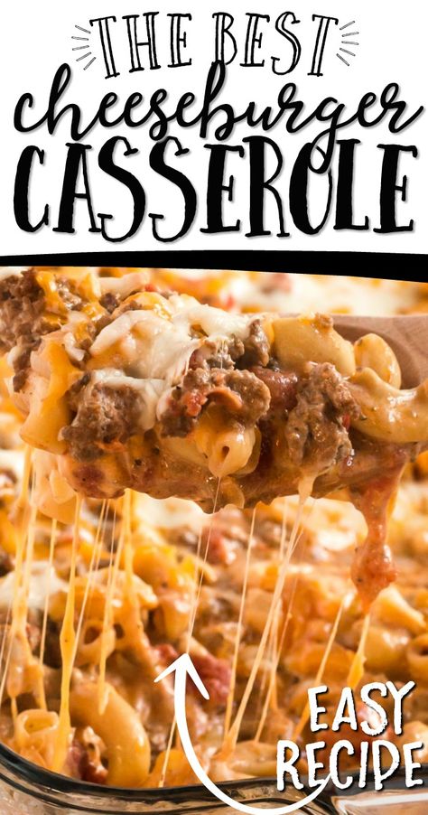 Hamburger Cheeseburger Casserole, Baked Cheeseburger Casserole, The Best Hamburger Casserole, Cheeseburger Bake Casserole, Cheeseburger Hotdish Recipes, One Pot Cheeseburger Casserole, Burger Casserole Recipes Ground Beef, Ground Beef Cheeseburger Casserole, What To Cook With Hamburger Meat