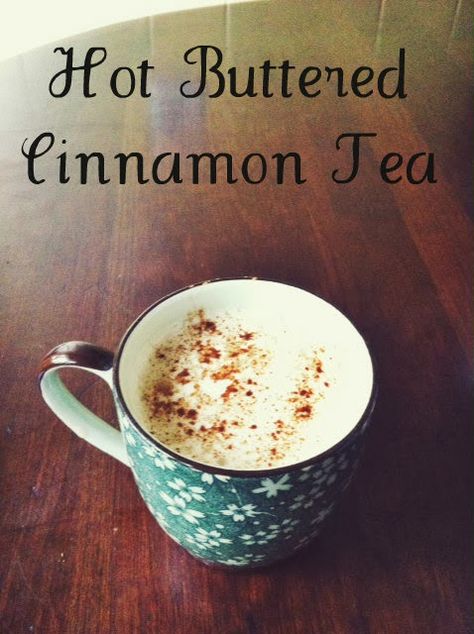 Hot Tea Recipes, Butter Tea, Hot Drinks Recipes, Tea Drink Recipes, Cozy Drinks, Cinnamon Tea, Cuppa Tea, Organic Tea, In A Mug