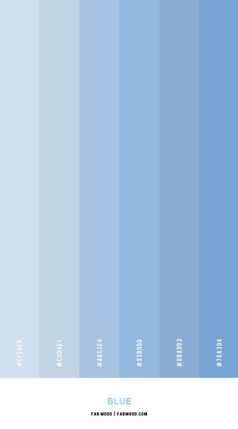 Sky Blue Color Palette Colour Schemes, Soft Colours Palette, Blue Pallete Pastel, Pale Blue Colour Palette, Blue Tone Color Palette, Spring Blue Color Palette, Baby Blue Color Scheme, Soft Blue Palette, Pastel Blue Colour Palette