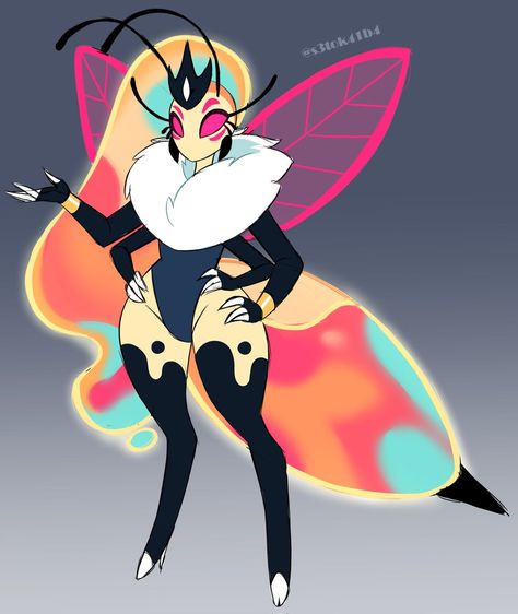 Beezlebub Helluva Boss Redesign, Beelzebub Helluva Boss Redesign, Beelzebub Redesign, Helluva Boss Redesign, Cheap Wishlist, Bee Oc, Beelzebub Helluva Boss, Ange Demon, Monkey King