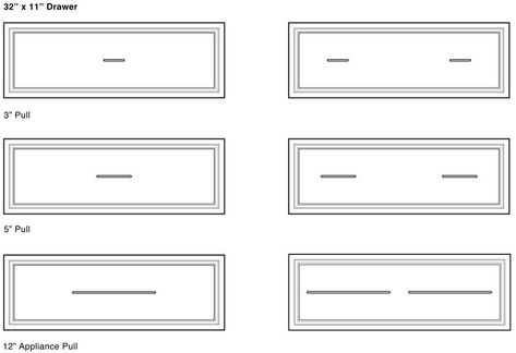 Cabinet Hardware Sizing Guide — The Knobbery | cabinet hardware | door hardware | bath accessories | faucets | furniture knobs and pulls Cabinet Hardware Size Guide, Hardware Size Guide, Cabinet Hardware Placement, Kitchen Cabinets Knobs And Pulls, Cabinet Hardware Size, Kitchen Knobs And Pulls, Cabinet And Door Hardware, Industrial Cabinet, Kitchen Knobs