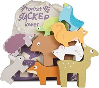 Amazon.co.uk : Djeco Le Toy Van, Stacker Toy, Sustainable Toys, Operation Christmas Child, Animal Bag, Kids Wooden Toys, Stacking Toys, Forest Friends, Wooden Animals