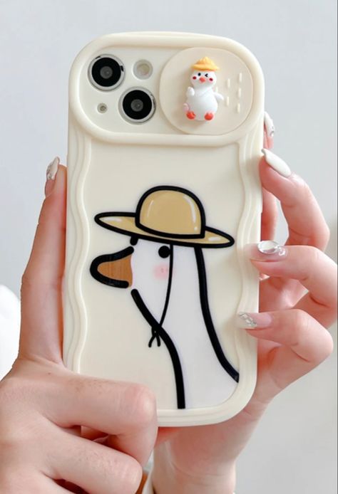 Super Cute 3D Hat Duck Push Pull Camera Protective Silicon Phone Case for iphone 14 Pro Max Duck Iphone Case, Duck Phone Case, Quack Quack, Animal Phone Cases, Iphone Phone, Cute Phone Cases, Silicone Phone Case, Iphone Phone Cases, Case For Iphone