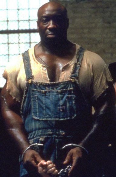 Michael Clarke Duncan as John Coffey in The Green Mile The Green Mile Aesthetic, Michael Clarke Duncan, John Coffey, The Green Mile, Michael Clarke, Beau Film, Movie Shots, Tom Hanks, Gentle Giant