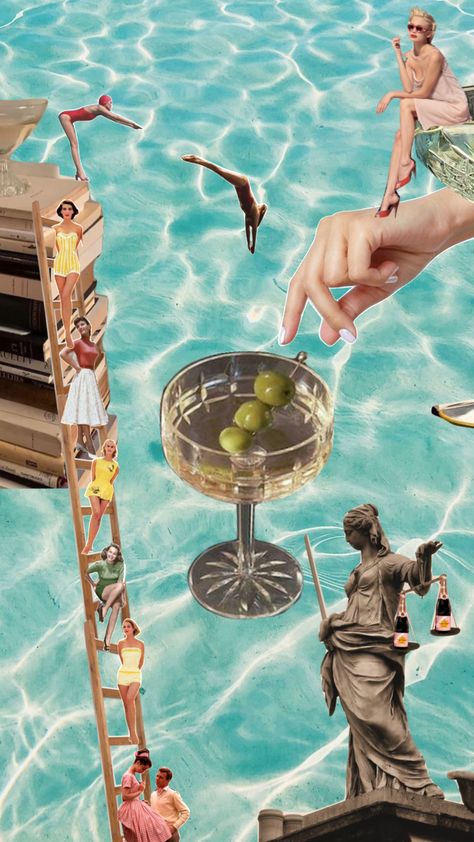 #moodboard #aesthetic #summer #collage #beach #vintage Aesthetic Summer Collage, Cocktail Collage, Vintage Beach Aesthetic, Beach Collage, Food Collage, Magazine Design Cover, Summer Collage, Beach Clipart, Love Collage