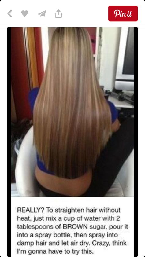 Straighten Hair, Hair Without Heat, Cup Of Water, Shiny Hair, Hair Dos, Hair Skin, About Hair, Beauty Secrets, Pretty Hairstyles