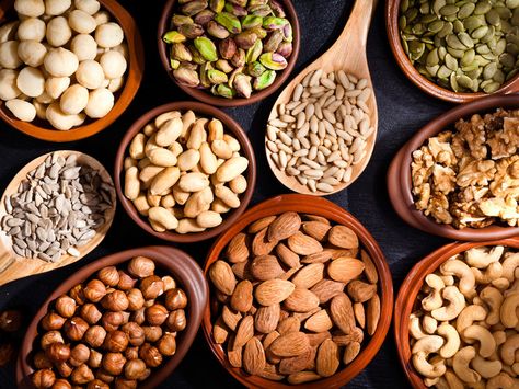 Why You Should Be Storing Nuts and Seeds in the Freezer Healthy Nuts, Nuts & Seeds, Nuts And Seeds, Dry Fruits, Brain Food, Dried Fruits, Foods To Eat, Fun Snacks, Healthy Snacks Recipes